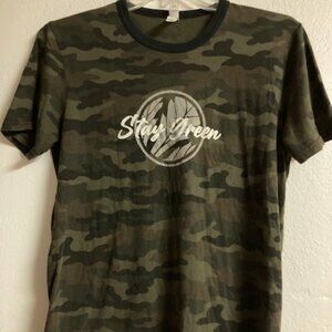 HAWAII CANNABIS MEDICAL DISPENSARY HAWAIIAN ETHOS CAMO PRINT T-SHIRT SS ALOHA M
